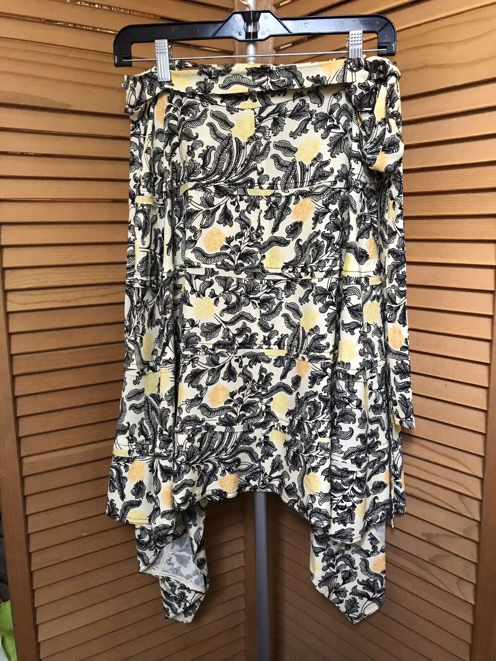 NWT PROENZA SCHOULER Asymmetric Hem Floral Print Skirt Size 12